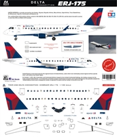1:144 Delta Connection Embraer 175