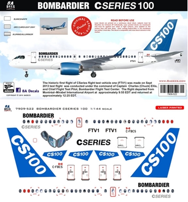 1:144 Bombardier C-Series 100 Prototype (FTV1)