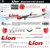 1:144 Lion Air Boeing 737-MAX8