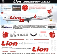1:144 Lion Air Boeing 737-MAX8