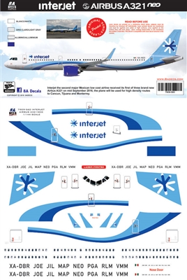1:144 Interjet Airbus A.321NEO