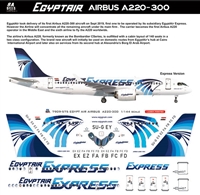 1:144 Egyptair Express Airbus A.220-300