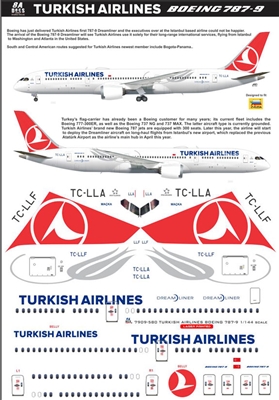 1:144 Turkish Airlines Boeing 787-9