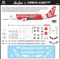 1:144 Air Asia Airbus A.320NEO