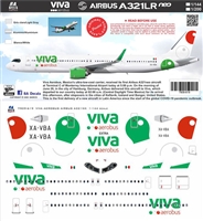 1:144 Viva Aerobus Airbus A.321LR NEO