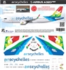 1:144 Air Seychelles Airbus A.320NEO