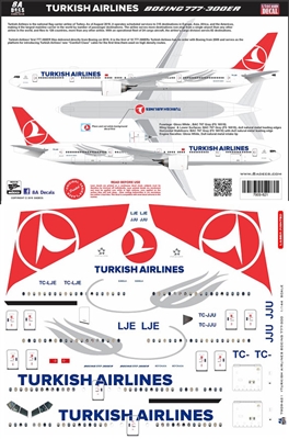 1:144 Turkish Airlines Boeing 777-300ER