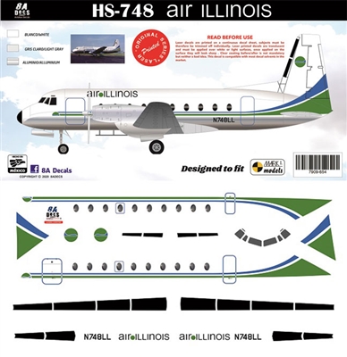 1:144 Air Illinois HS.748