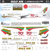 1:144 Gulf Air Airbus A.321NEO