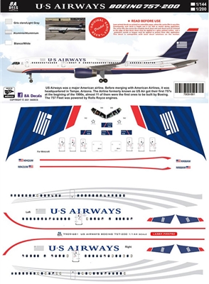 1:144 US Airways Boeing 757-200 (Zvezda)