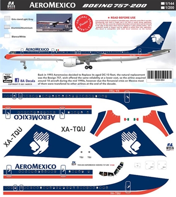 1:144 AeroMexico Boeing 757-200 (Authentic Airliners)