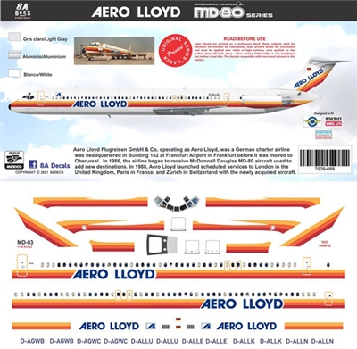 1:144 Aero Lloyd McDD MD82