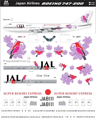 1:144 JAL 'Super Resorts Express' Boeing 747-200