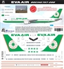 1:144 Eva Air Boeing 757-200