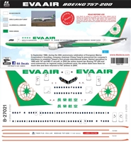 1:144 Eva Air Boeing 757-200