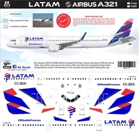 1:144 LATAM Airbus A321 'El Vuelo de Francisco'