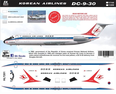 1:144 Korean Airlines Douglas DC-9-30