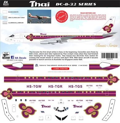 1:144 Thai International Douglas DC-8-33