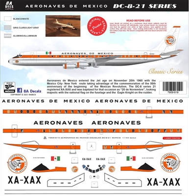 1:144 Aeronaves de Mexico Douglas DC-8-21