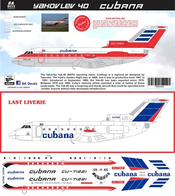 1:144 Cubana Yak 40