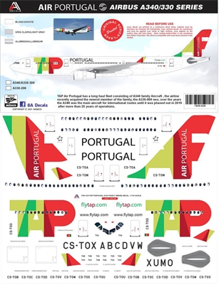 1:144 TAP Air Portugal Airbus A.330-300 / A.340-300