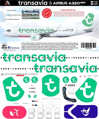 1:144 Transavia Holland (2015 cs) Airbus A.320NEO
