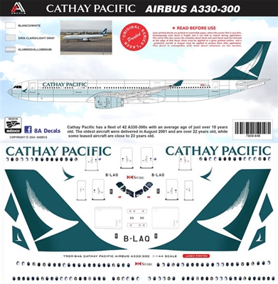 1:144 Cathay Pacific (2016 cs) Airbus A.330-300