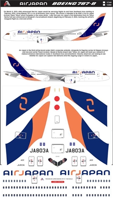 1:144 Air Japan Boeing 787-8