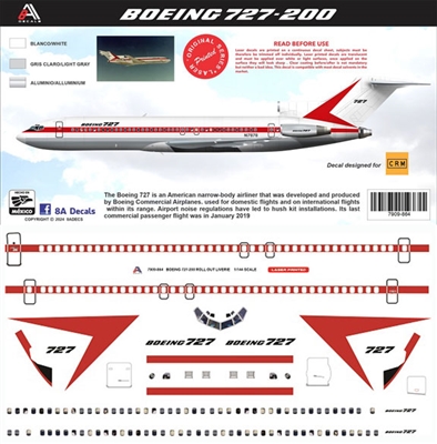 1:144 Boeing 'Prototype' Boeing 727-200