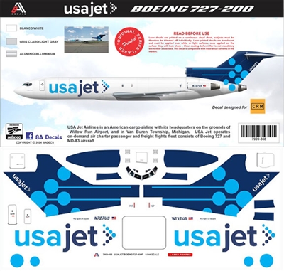 1:144 USAJet Boeing 727-200F
