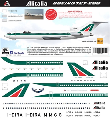 1:144 Alitalia Boeing 727-200