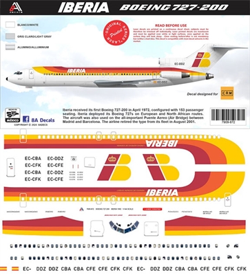 1:144 Iberia Boeing 727-200