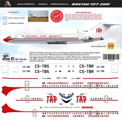 1:144 TAP Portugal Boeing 727-200