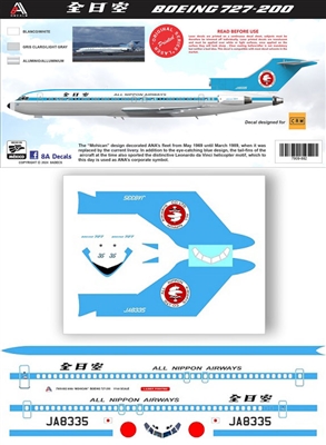 1:144 All Nippon Airways Boeing 727-200