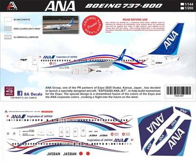 1:144 All Nippon Airways 'Japan Expo 2025' Boeing 737-800