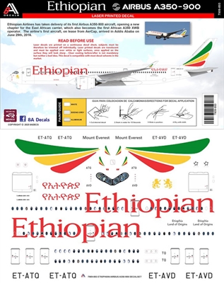 1:144 Ethiopian Airlines Airbus A.350-900