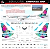 1:144 BermudAir Embraer 190