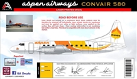 1:144 Aspen Airways Convair 580