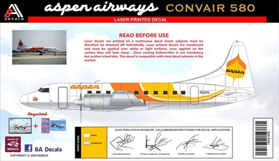 1:144 Aspen Airways Convair 580