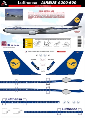 1:144 Lufthansa Airbus A.300-600