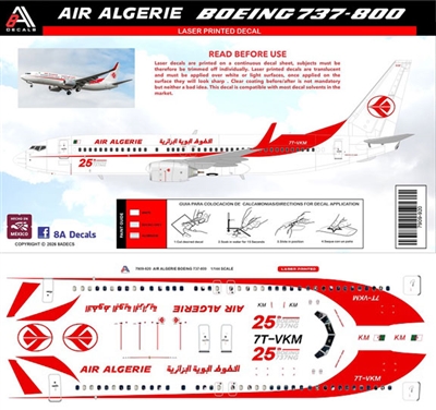 1:144 Air Algerie Boeing 737-800