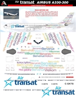 1:144 Air Transat 'Welcome' Airbus A.330-200 (Zvezda kit)