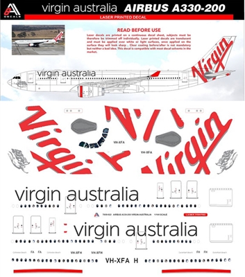 1:144 Virgin Australia Airbus A.330-200 (Revell kit)