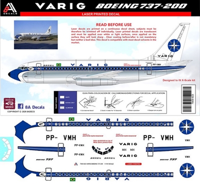 1:144 Varig Boeing 737-200
