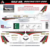 1:144 Gulf Air Boeing 737-200