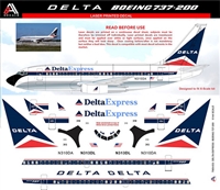 1:144 Delta Express Boeing 737-200