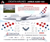 1:144 Croatia Airlines Airbus A.220-100