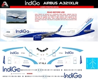 1:144 Indigo Airbus A.321 NEO XLR