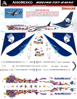 1:144 AeroMexico 'Kukulcan' Boeing 737-MAX9