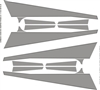 1:144 Airbus A.330 / A.340 Wing and Tail Corogard  Inspar Panels (2 sets)